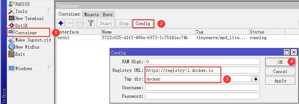 RouterOS容器安装Wordpress全记录