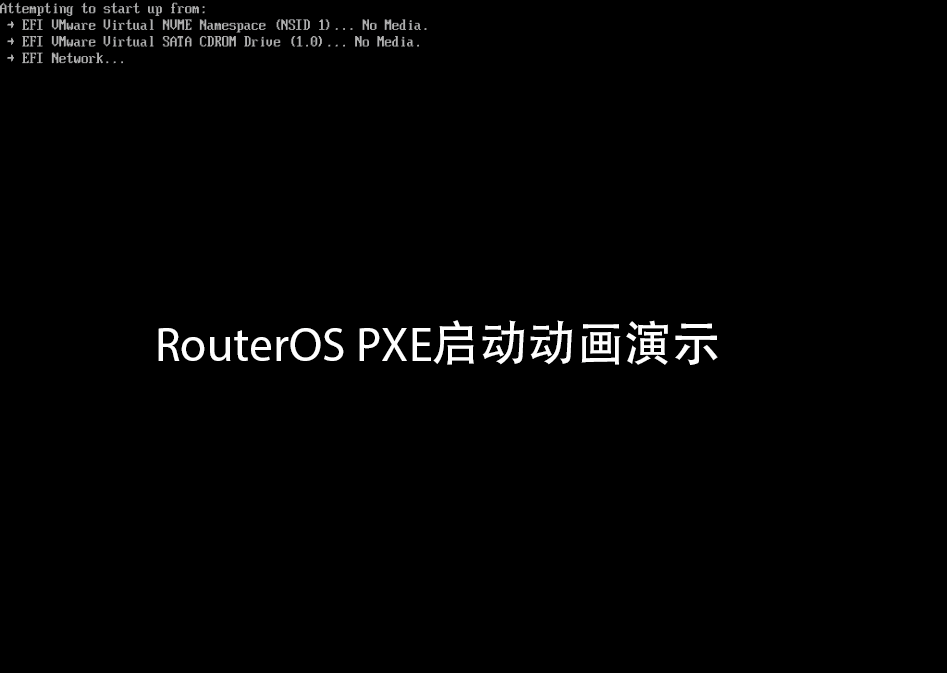 RouterOS PXE网络启动PE与Linux