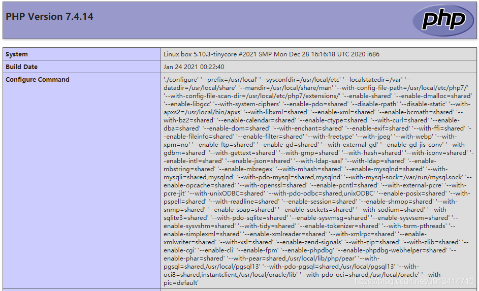 轻量化Tiny Core Linux硬盘安装nginx+php+mysql