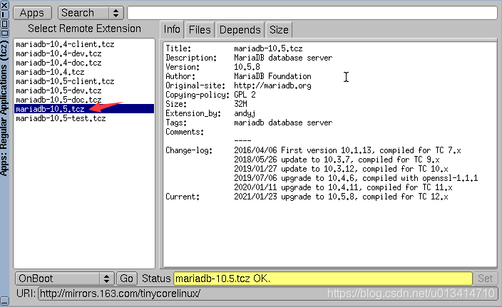 轻量化Tiny Core Linux硬盘安装nginx+php+mysql